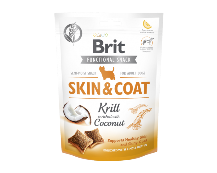 BRIT CARE DOG FUNCTIONAL SKIN&COAT KRILL 150G