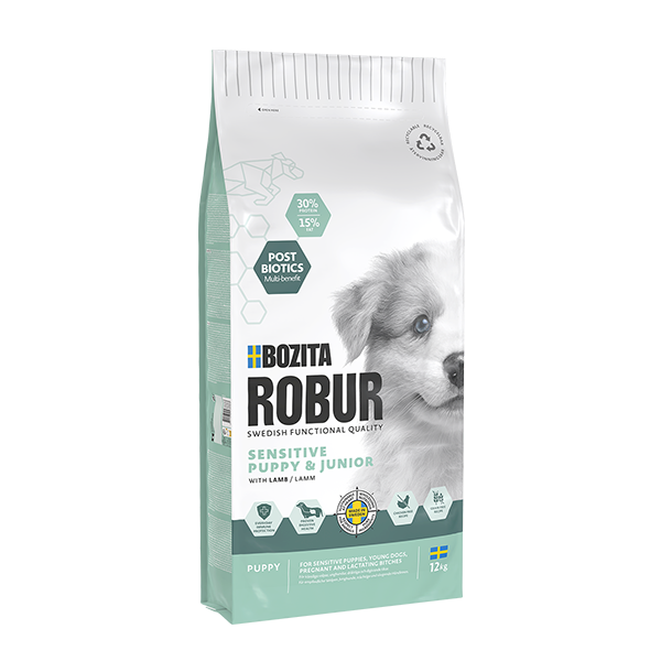 BOZITA PIES ROBUR SENSITIVE GRAIN FREE PUPPY LAMB 12KG