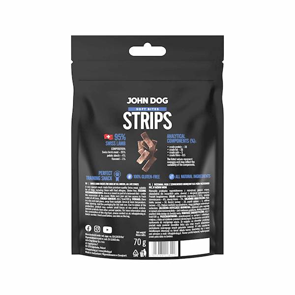 JOHN DOG PASKI Z JAGNIĘCINĄ SZWAJCARSKĄ 70G