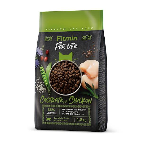 FITMIN CAT FOR LIFE CASTRATE CHICKEN 1,8KG