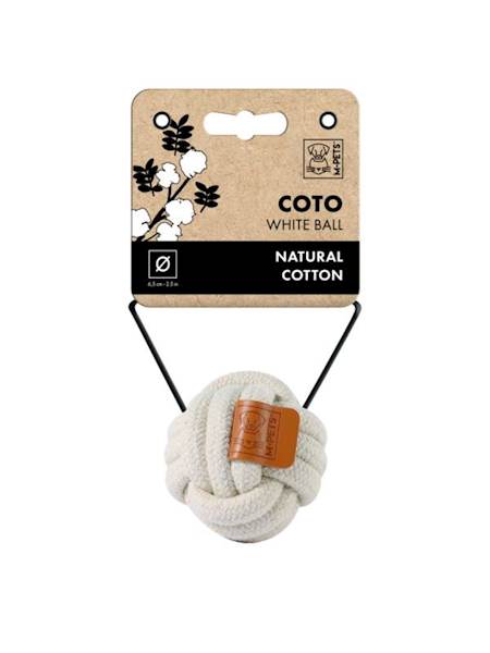 M-PETS COTO WHITE BALL 6,5CM