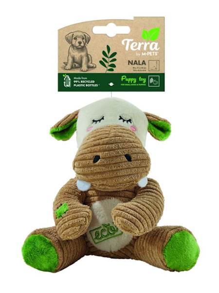M-PETS ECO TERRA PUPPY NALA (BEŻOWY HIPOPOTAM)