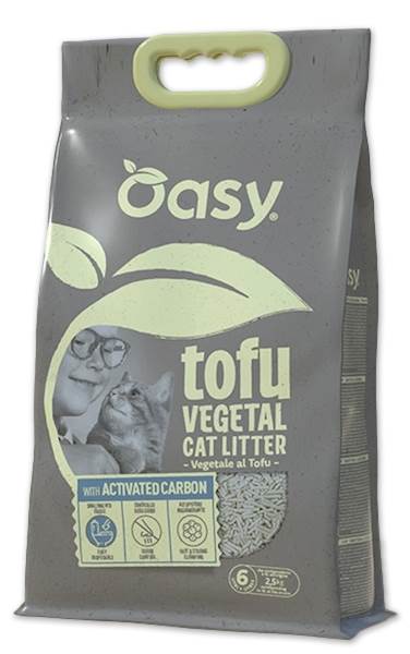 OASY CAT VEGETAL TOFU ACTIVATED CARBON (ŻWIREK ROŚLINNY) 6L