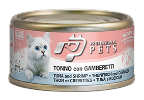 DISUGUAL CAT PROFESSIONAL PET FILETOWA TUŃCZYK Z KREWETKAMI 70G