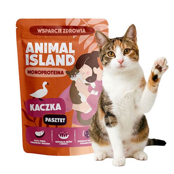 ANIMAL ISLAND CAT MONO KACZKA (PASZTET) 100G