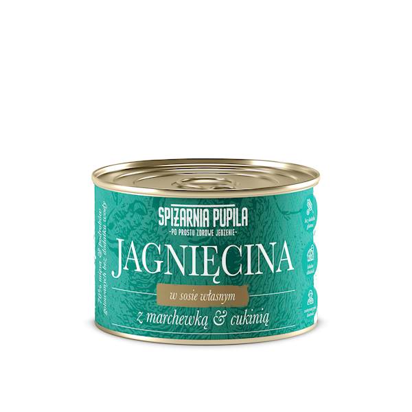 SPIŻARNIA PUPILA JAGNIĘCINA Z MARCHEWKĄ & CUKINIĄ 410G