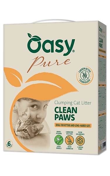 OASY CAT MINERAL PURE CLEAN PAWS (ŻWIREK) 6L