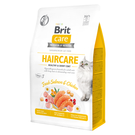 BRIT CARE CAT HAIRCARE FRESH SALMON&CHICKEN 400G