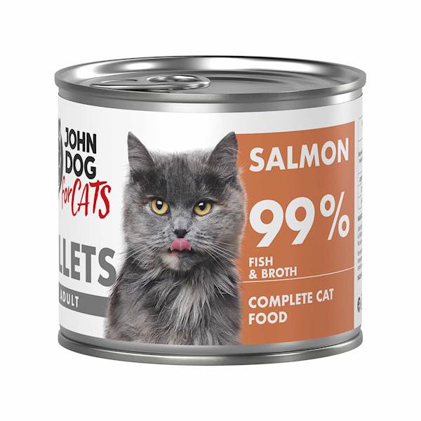 JOHN DOG FOR CATS FILETY ŁOSOŚ 140G