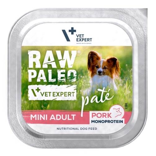 VET EXPERT RAW PALEO MINI ADULT PORK PATE 150G