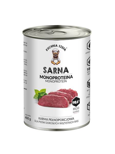 KUCHNIA SZEFA SARNA 400G