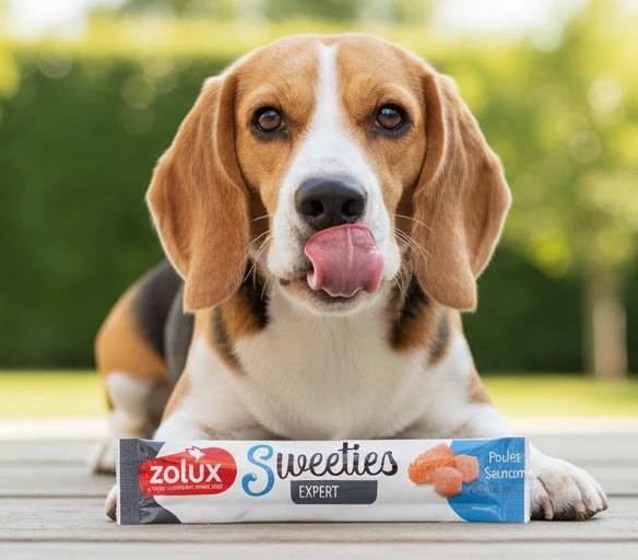 ZOLUX SWEETIES KREMOWY PRZYSMAK DLA PSA Z ŁOSOSIEM I KURCZAKIEM 14G