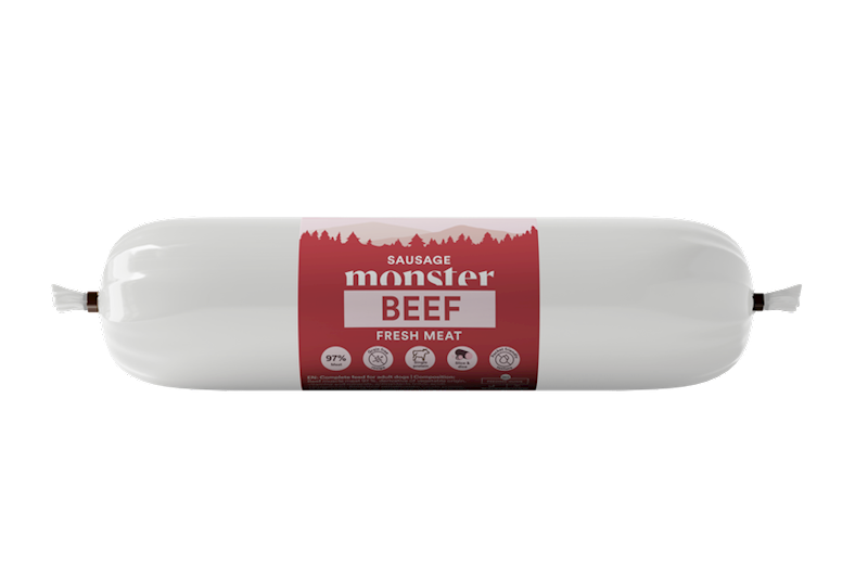 MONSTER DOG SAUSAGE BEEF (KIEŁBASKA Z WOŁOWINY) 200G