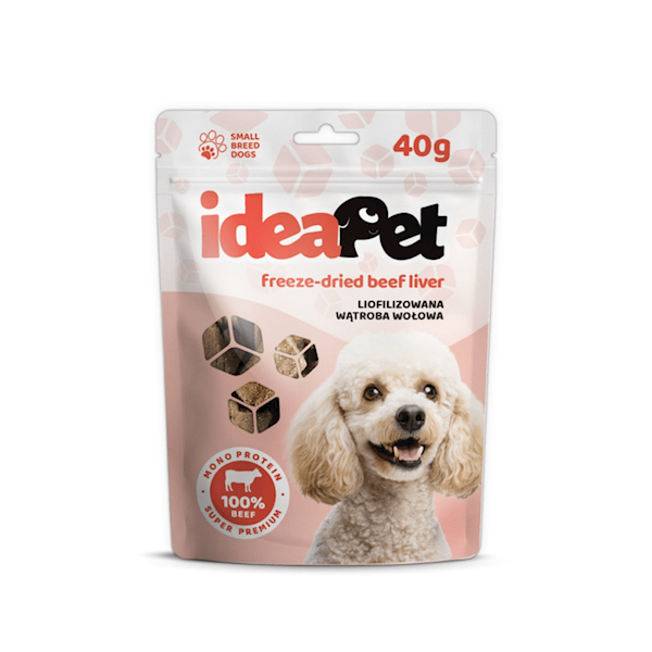 IDEAPET LIOFILIZOWANA WĄTRÓBKA WOŁOWA 40G