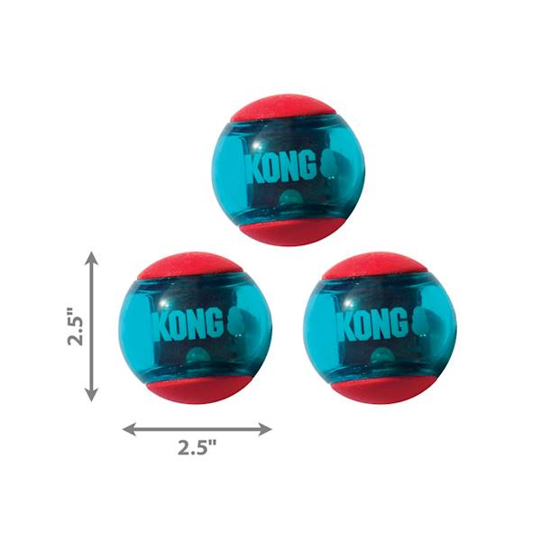KONG DOG SQUEEZZ ACTION BALL RED M