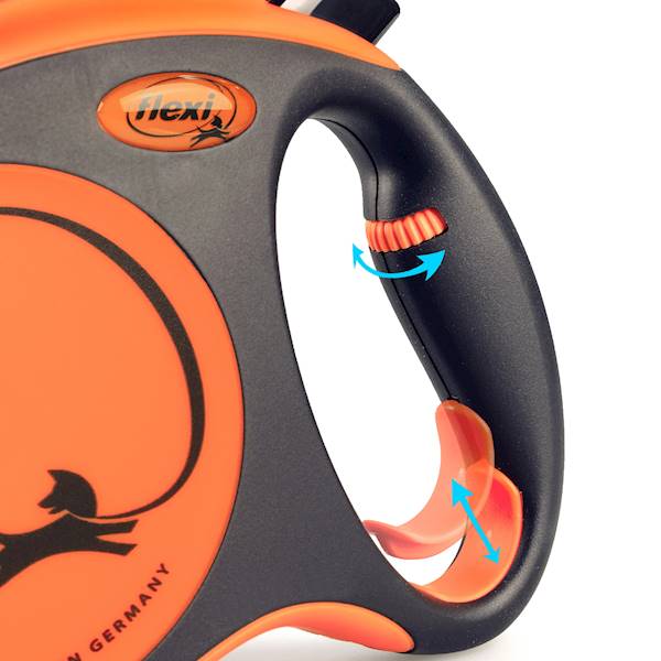 FLEXI XTREME TAŚMA M 35KG 5M CZARNO-POMARAŃCZOWA