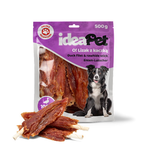 IDEAPET LIZAK Z KACZKĄ 500G