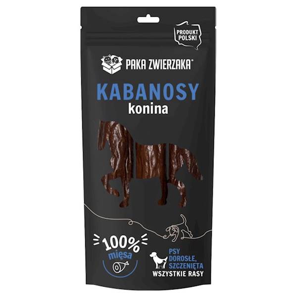 PAKA ZWIERZAKA KABANOSY KONINA 3SZT