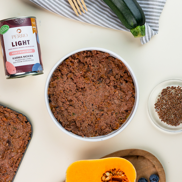 PERRO LIGHT MONOBIAŁKOWA KOZA Z WARZYWAMI 400G