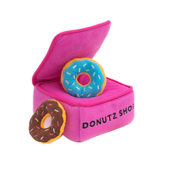 ZIPPY PAWS PLUSZOWA NORKA PUDEŁKO DONUTÓW 