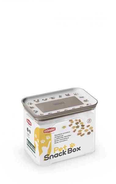 ZOLUX POJEMNIK HERMETYCZNY NA PRZYSMAKI JASNOBRĄZOWY 1,2L