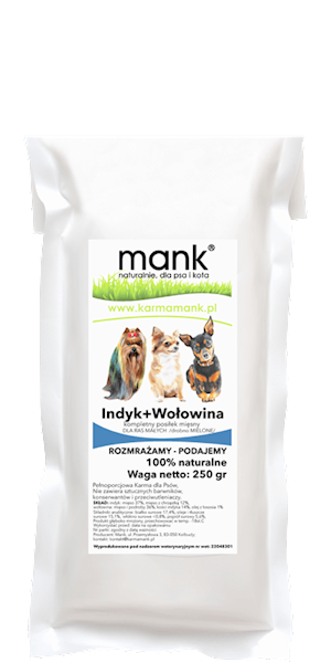 MANK INDYK I WOŁOWINA 250G