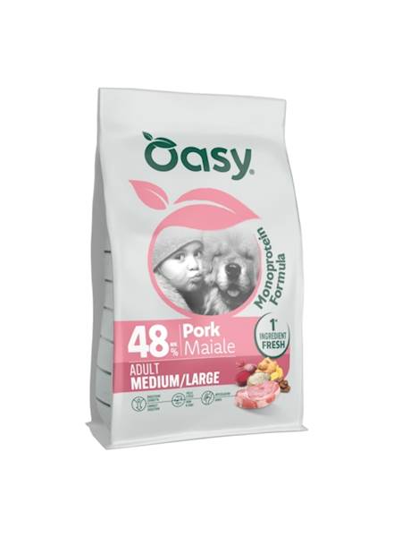 OASY DOG ONE PROTEIN ADULT MEDIUM/LARGE WIEPRZOWINA 10KG