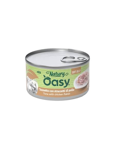 OASY CAT NATURY JELLY TUŃCZYK Z KURCZAKIEM (PUSZKA) 85G