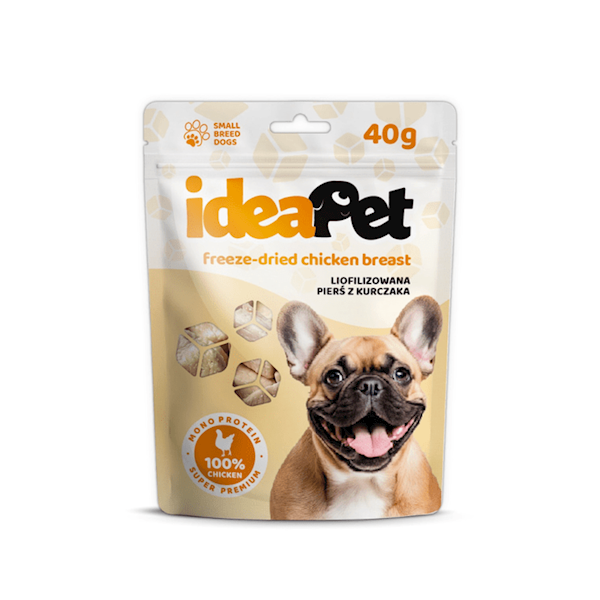 IDEAPET LIOFILIZOWANA PIERŚ Z KURCZAKA 40G