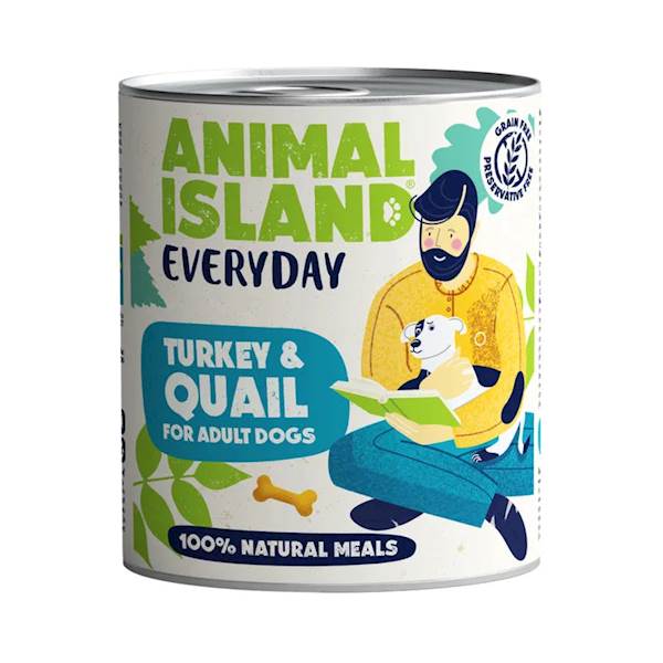 ANIMAL ISLAND DOG EVERYDAY INDYK I PRZEPIÓRKA (PASZTET) 800G