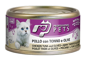 DISUGUAL CAT PROFESSIONAL PET FILETOWA TUŃCZYK/KURCZAK/OLIWKI 70G