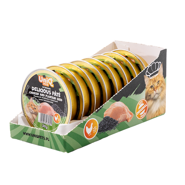 UNIQ PETS DELICIOUS PATE PASZTECIK DROBIOWY 30G