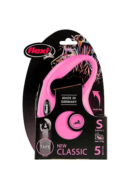 FLEXI NEW CLASSIC TAŚMA S 15KG 5M RÓŻOWA