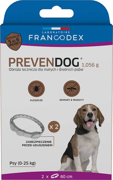 FRANCODEX PREVENDOG OBROŻA BIOBÓJCZA 2X 60CM