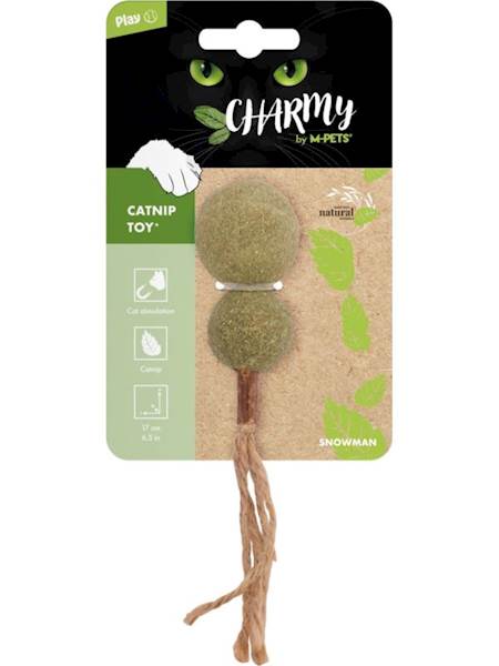 M-PETS CHARMY CAT CATNIP-TOY SNOWMAN
