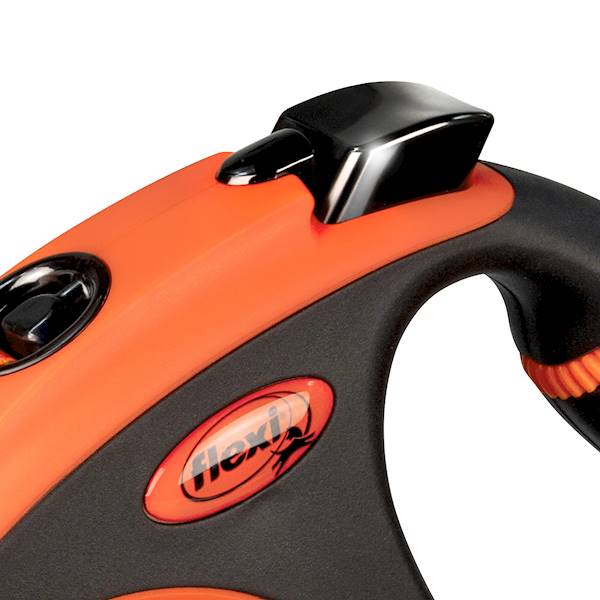 FLEXI XTREME TAŚMA L 55KG 8M CZARNO-POMARAŃCZOWA
