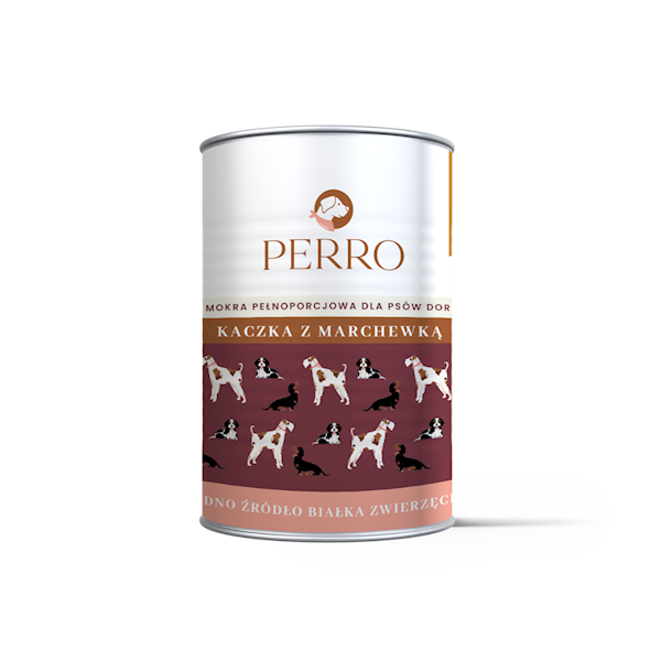 PERRO KACZKA Z MARCHEWKĄ 400G