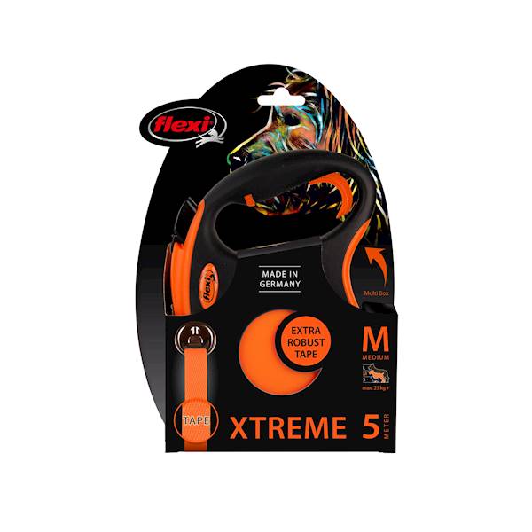 FLEXI XTREME TAŚMA M 35KG 5M CZARNO-POMARAŃCZOWA