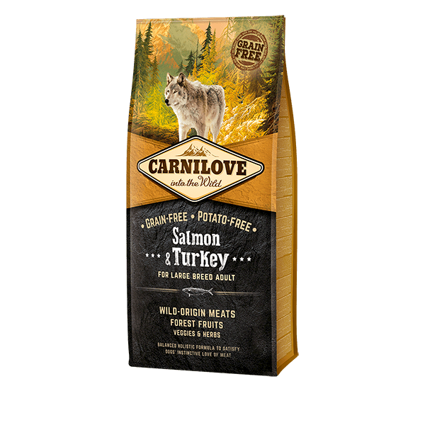 CARNILOVE DOG SALMON & TURKEY FOR LARGE BREED ADULT 12KG