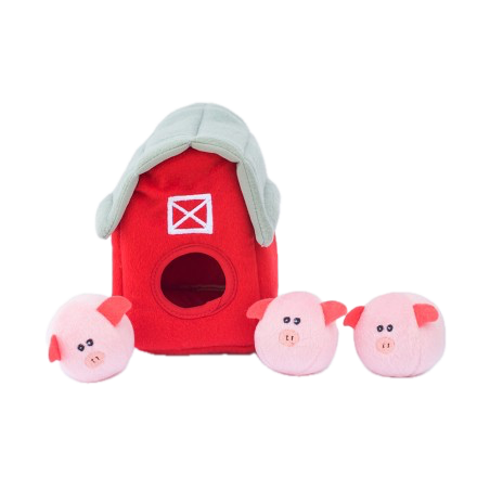 ZIPPY PAWS PLUSZOWA NORKA DOMEK ZE ŚWINKAMI 