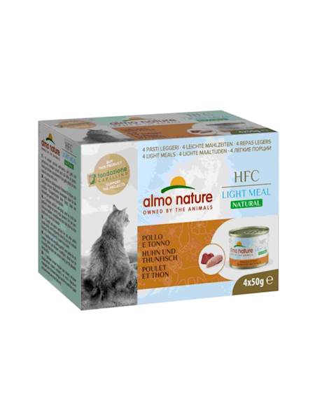 ALMO NATURE CAT MULTIPACK HFC LIGHT MEAL KURCZAK/TUŃCZYK 4X50G