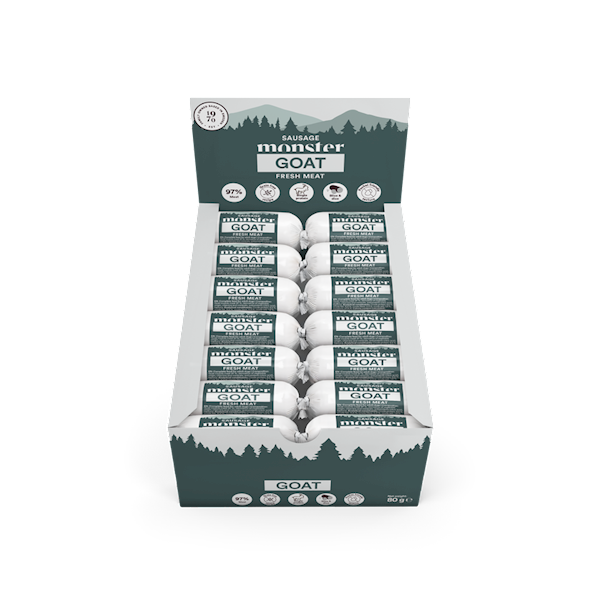 MONSTER DOG SAUSAGE GOAT (KIEŁBASKA Z KOZY) 80G