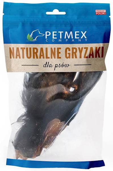 PETMEX UCHO WOŁOWE Z FUTREM 1SZT