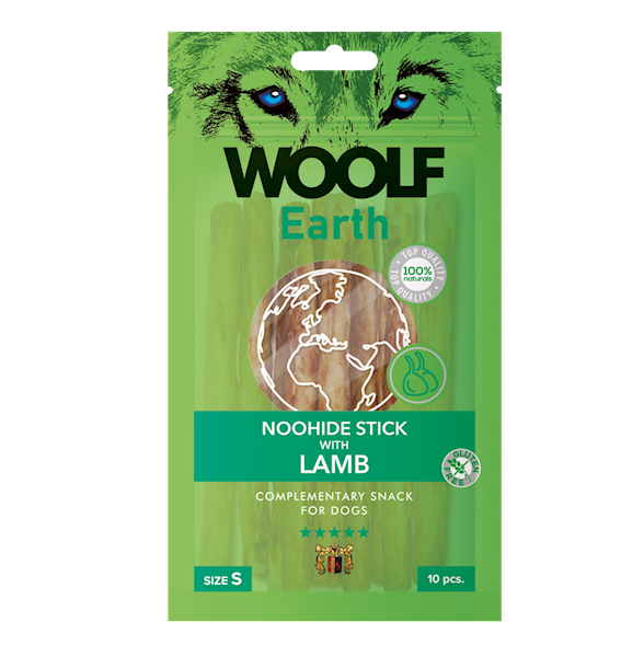 WOOLF EARTH NOOHIDE STICK WITH LAMB S 90G