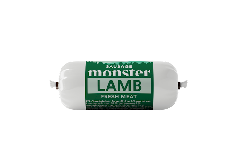 MONSTER DOG SAUSAGE LAMB (KIEŁBASKA Z JAGNIĘCINY) 80G