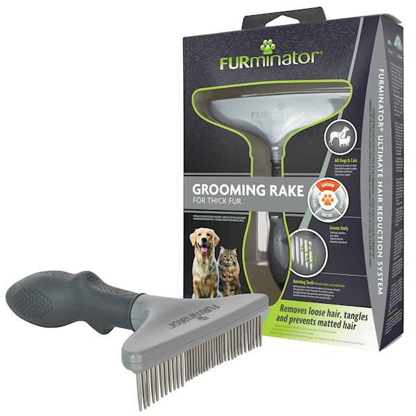 FURMINATOR GROOMING RAKE FOR THICK FUR