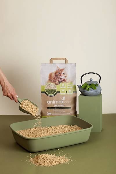 ANIMAX CATS CRUSHED ZIELONA HERBATA 7L