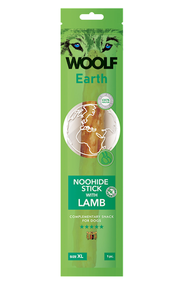 WOOLF EARTH NOOHIDE STICK WITH LAMB XL 85G