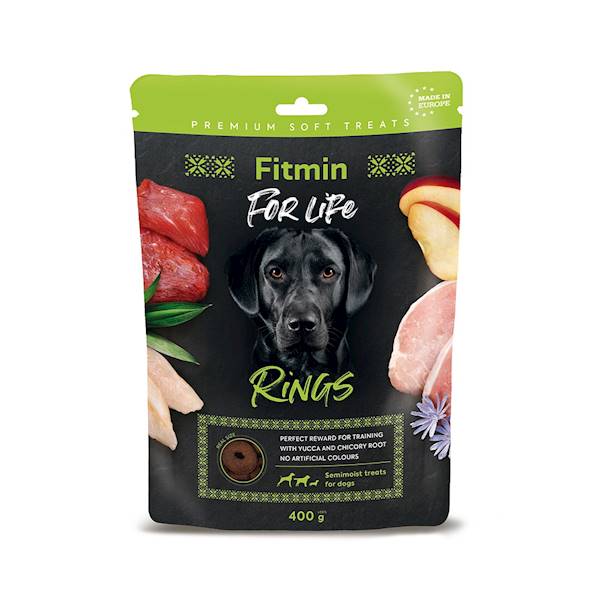 FITMIN FOR LIFE DOG RINGS 400G