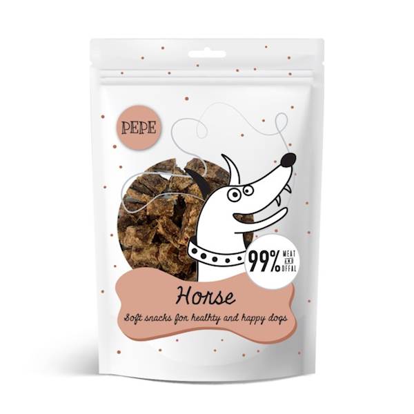 PEPE SOFT SNACKS FOR DOGS HORSE (KONINA) 70G